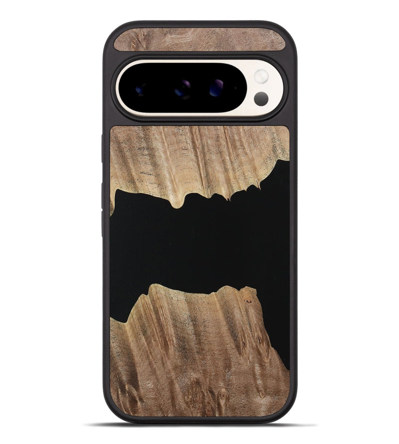 Pixel 9 Pro XL Wood Phone Case - Hulda (Pure Black, 730854)