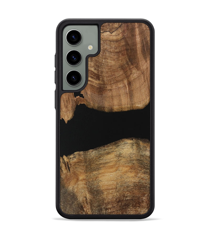 Galaxy S24 Plus Wood Phone Case - Camala (Pure Black, 730856)