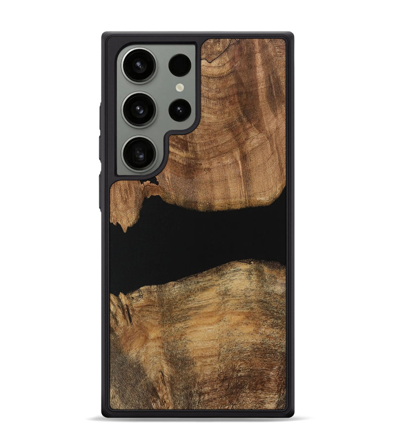 Galaxy S24 Ultra Wood Phone Case - Camala (Pure Black, 730856)