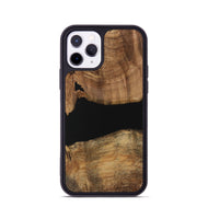 iPhone 11 Pro Wood Phone Case - Camala (Pure Black, 730856)