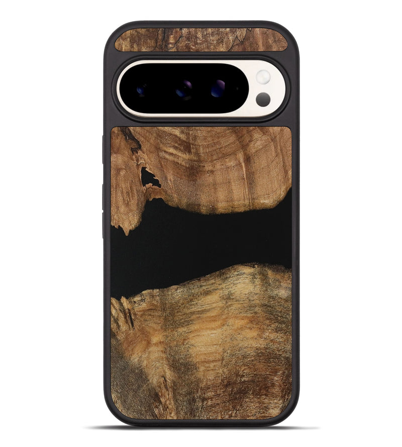 Pixel 9 Pro XL Wood Phone Case - Camala (Pure Black, 730856)