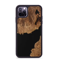 iPhone 11 Pro Max Wood Phone Case - Montana (Pure Black, 730857)