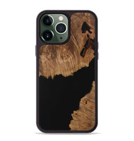 iPhone 13 Pro Max Wood Phone Case - Montana (Pure Black, 730857)