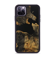 iPhone 11 Pro Max Wood Phone Case - Angelia (Pure Black, 730858)