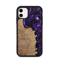 iPhone 11 Wood Phone Case - Robinia (Purple, 730864)