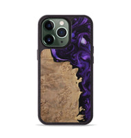 iPhone 13 Pro Wood Phone Case - Robinia (Purple, 730864)