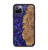 iPhone 11 Pro Max Wood Phone Case - Yuni (Purple, 730866)