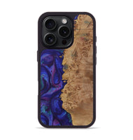 iPhone 16 Pro Wood Phone Case - Yuni (Purple, 730866)