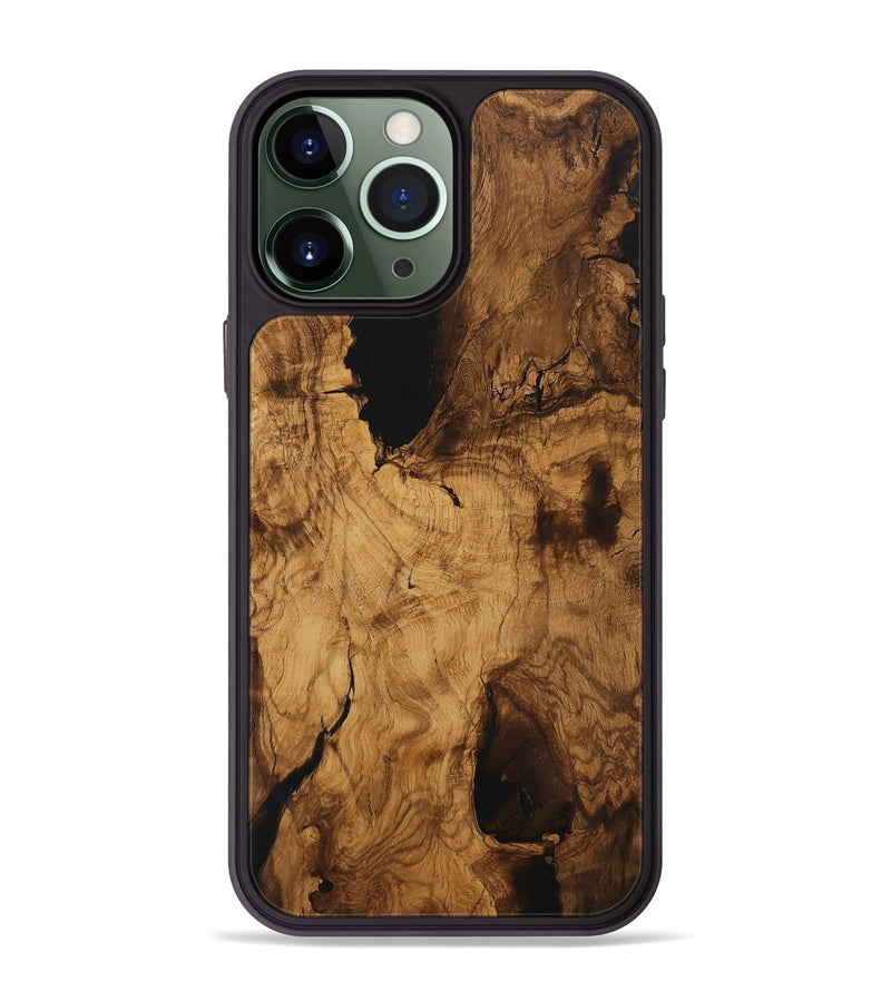 iPhone 13 Pro Max Wood Phone Case - Ofella (Wood Burl, 730867)