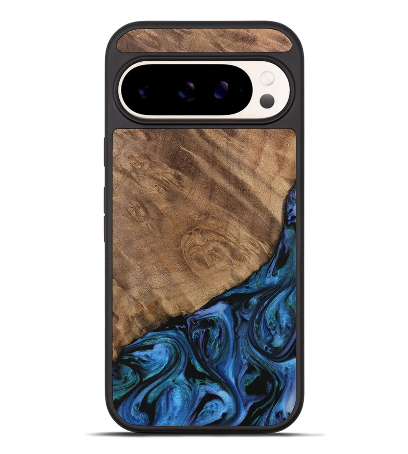 Pixel 9 Pro XL Wood Phone Case - Flss (Blue, 730869)