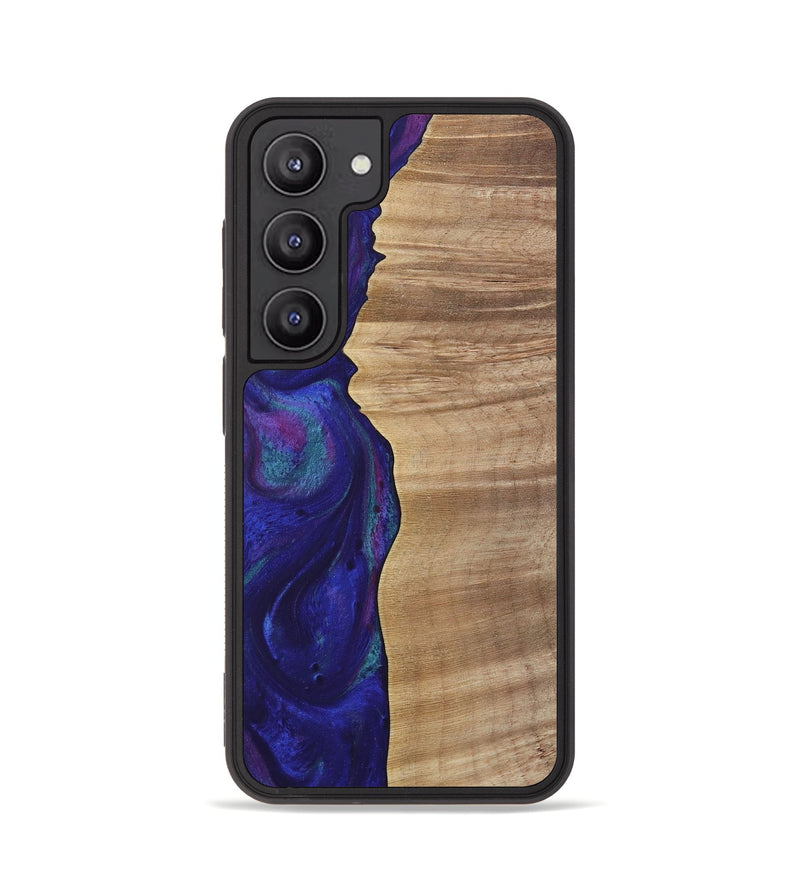 Galaxy S23 Wood Phone Case - Dessa (Purple, 730872)