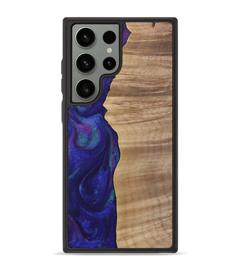 Galaxy S23 Ultra Wood Phone Case - Dessa (Purple, 730872)