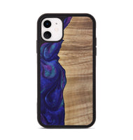 iPhone 11 Wood Phone Case - Dessa (Purple, 730872)