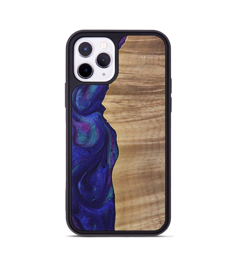 iPhone 11 Pro Wood Phone Case - Dessa (Purple, 730872)