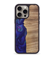 iPhone 15 Pro Max Wood Phone Case - Dessa (Purple, 730872)