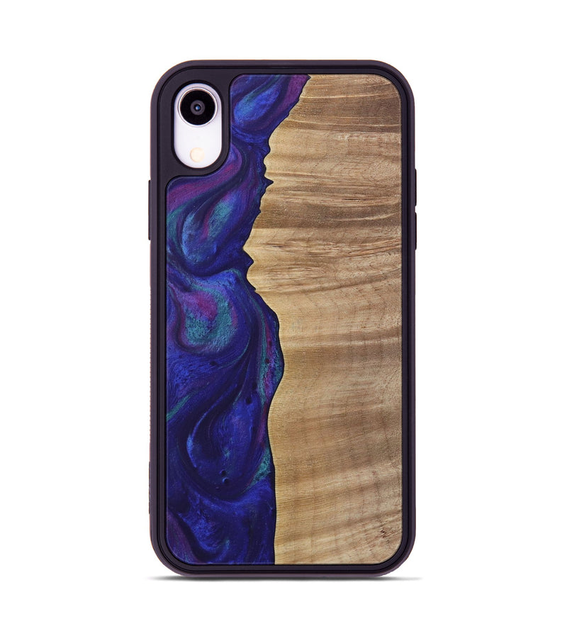 iPhone Xr Wood Phone Case - Dessa (Purple, 730872)