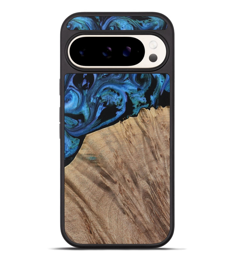 Pixel 9 Pro XL Wood Phone Case - Flying (Blue, 730874)