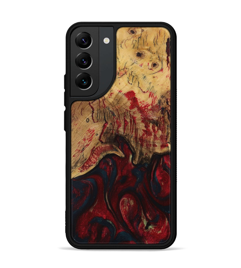 Galaxy S22 Plus Wood Phone Case - Emelda (Red, 730882)