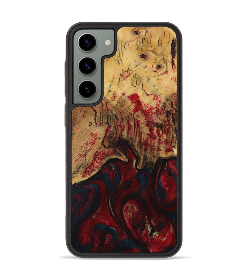 Galaxy S23 Plus Wood Phone Case - Emelda (Red, 730882)