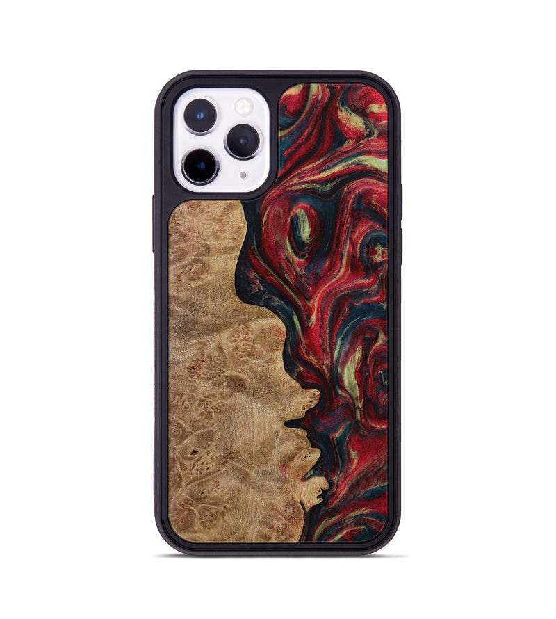 iPhone 11 Pro Wood Phone Case - Sigrid (Red, 730883)