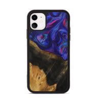 iPhone 11 Wood Phone Case - Livvy (Purple, 730885)