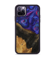 iPhone 11 Pro Max Wood Phone Case - Livvy (Purple, 730885)