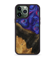 iPhone 13 Pro Max Wood Phone Case - Livvy (Purple, 730885)