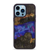 iPhone 14 Pro Max Wood Phone Case - Bridie (Purple, 730886)