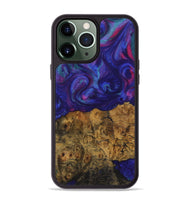 iPhone 13 Pro Max Wood Phone Case - Donal (Purple, 730890)