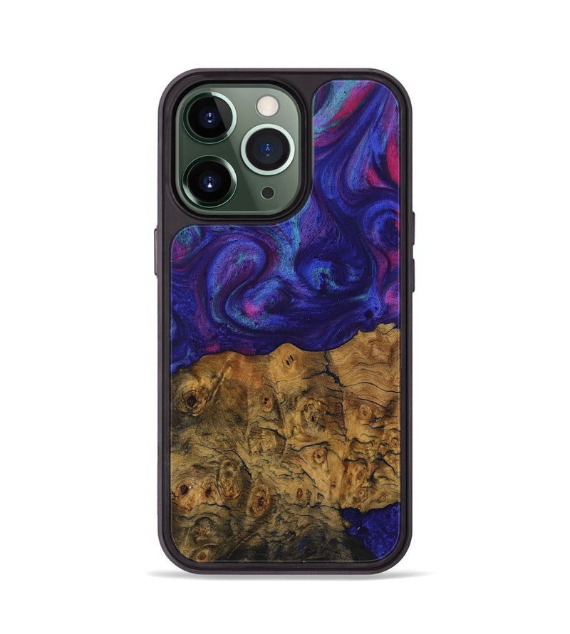 iPhone 13 Pro Wood Phone Case - Donal (Purple, 730890)