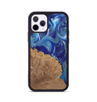 iPhone 11 Pro Wood Phone Case - Rodi (Blue, 730894)