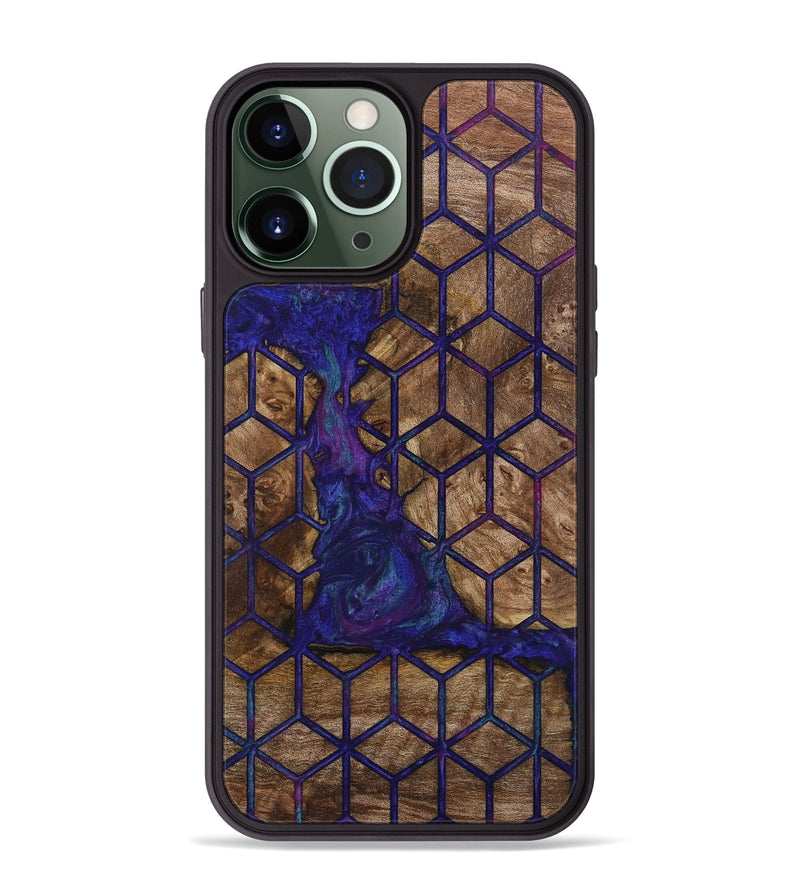 iPhone 13 Pro Max Wood Phone Case - Doria (Pattern, 730895)