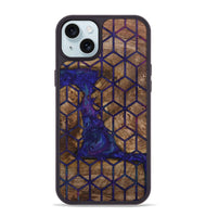 iPhone 15 Plus Wood Phone Case - Doria (Pattern, 730895)