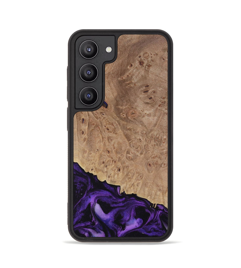 Galaxy S23 Wood Phone Case - Tido (Purple, 730902)