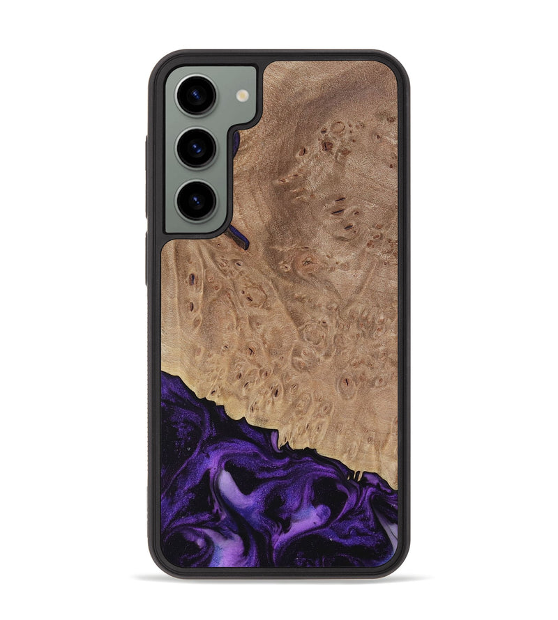 Galaxy S23 Plus Wood Phone Case - Tido (Purple, 730902)