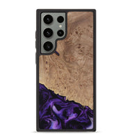 Galaxy S23 Ultra Wood Phone Case - Tido (Purple, 730902)