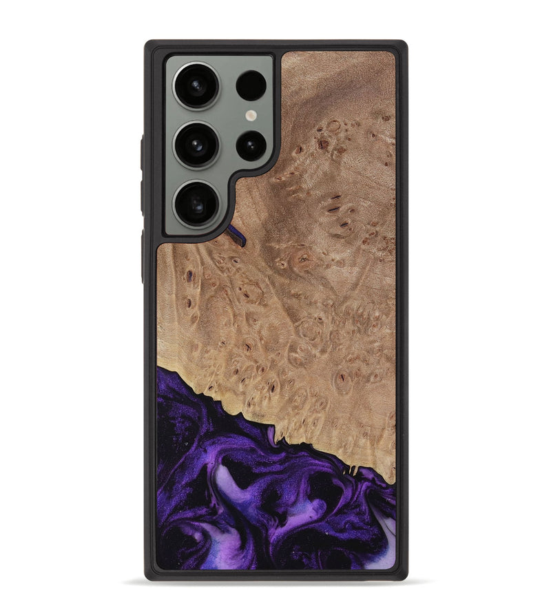 Galaxy S23 Ultra Wood Phone Case - Tido (Purple, 730902)