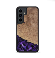 Galaxy S24 Wood Phone Case - Tido (Purple, 730902)