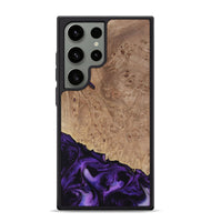 Galaxy S24 Ultra Wood Phone Case - Tido (Purple, 730902)