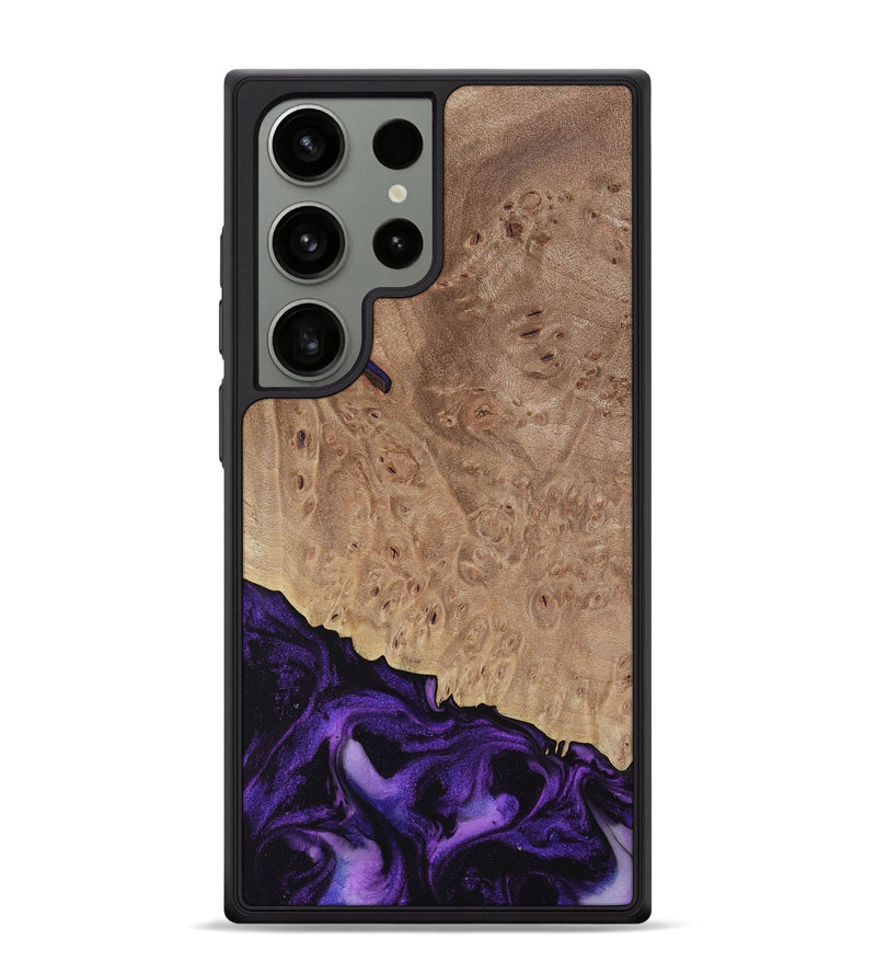 Galaxy S24 Ultra Wood Phone Case - Tido (Purple, 730902)