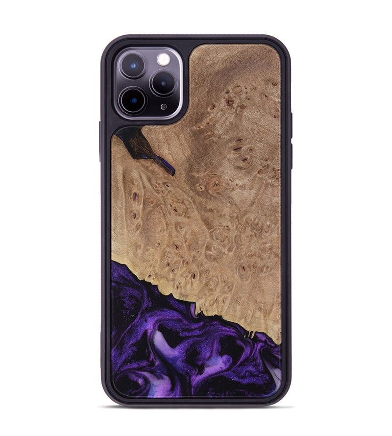 iPhone 11 Pro Max Wood Phone Case - Tido (Purple, 730902)