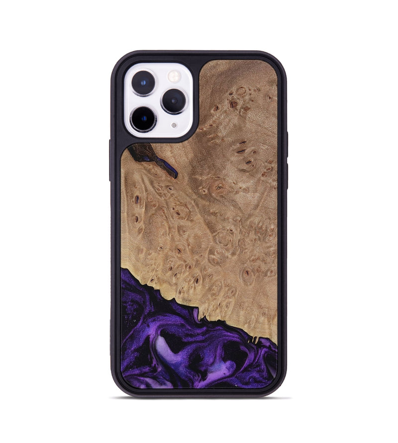 iPhone 11 Pro Wood Phone Case - Tido (Purple, 730902)