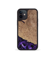 iPhone 12 mini Wood Phone Case - Tido (Purple, 730902)