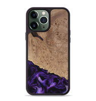 iPhone 13 Pro Max Wood Phone Case - Tido (Purple, 730902)