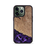 iPhone 13 Pro Wood Phone Case - Tido (Purple, 730902)