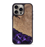 iPhone 15 Pro Max Wood Phone Case - Tido (Purple, 730902)