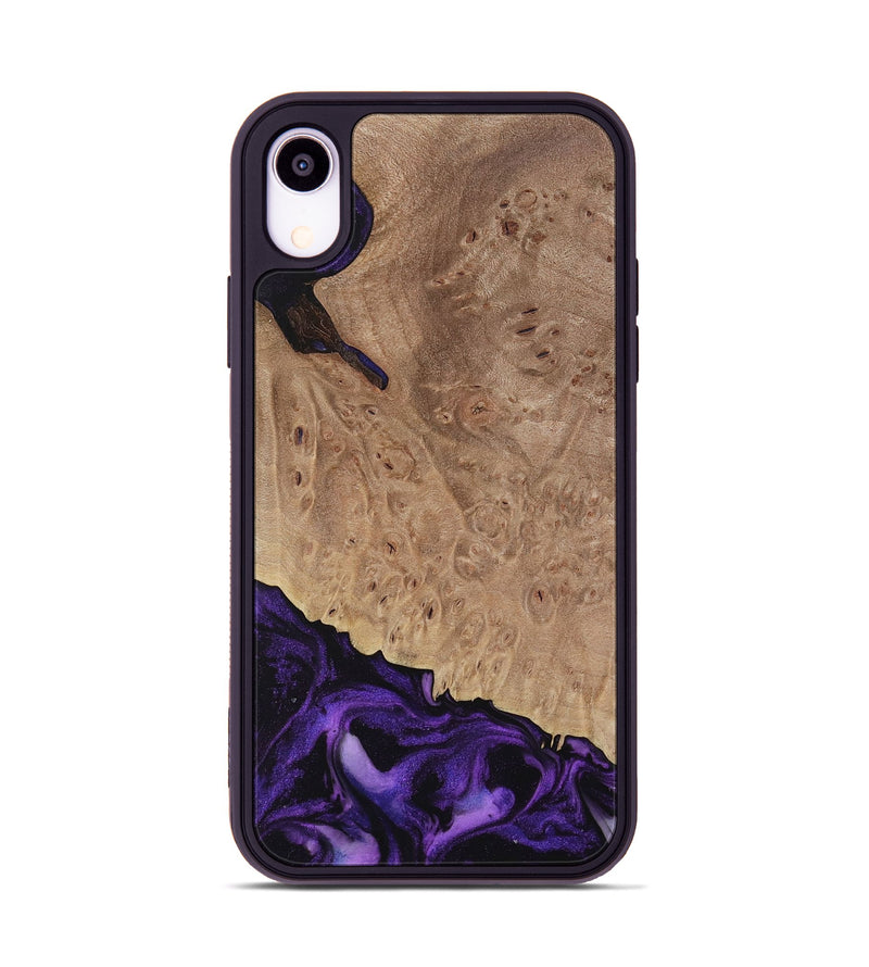 iPhone Xr Wood Phone Case - Tido (Purple, 730902)