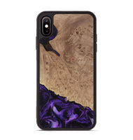 iPhone Xs Max Wood Phone Case - Tido (Purple, 730902)