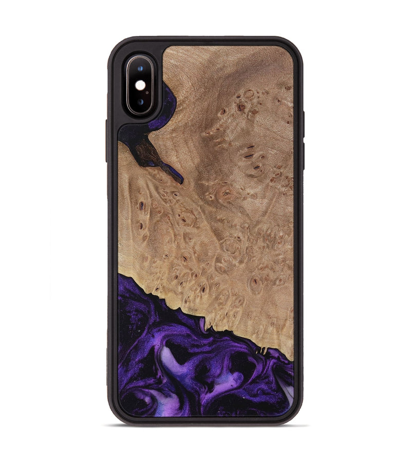 iPhone Xs Max Wood Phone Case - Tido (Purple, 730902)