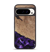 Pixel 9 Wood Phone Case - Tido (Purple, 730902)